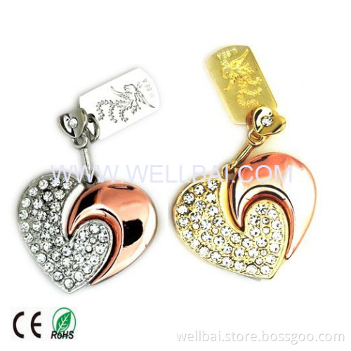 Dimond Heart USB Flash Drive